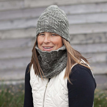 Interlock Hat and Cowl Set