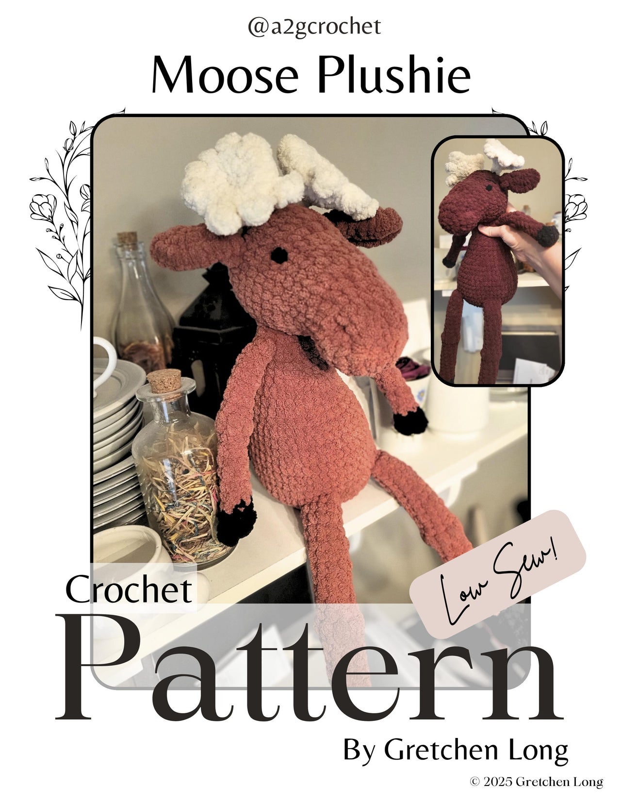Moose Plushie Pattern
