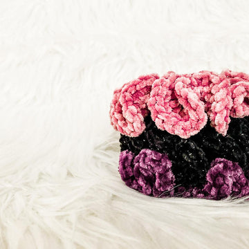 Faux Fur + Velvet Scrunchies