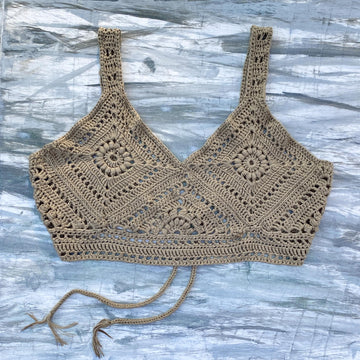 Boho Granny Square Bralette