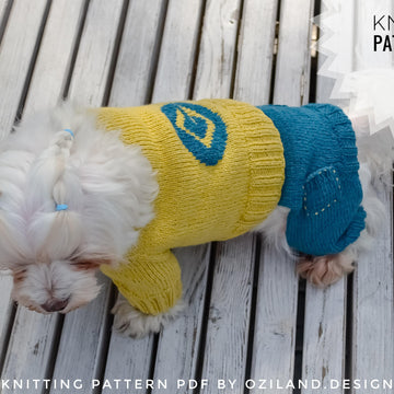 Minion jumpsuit for dog