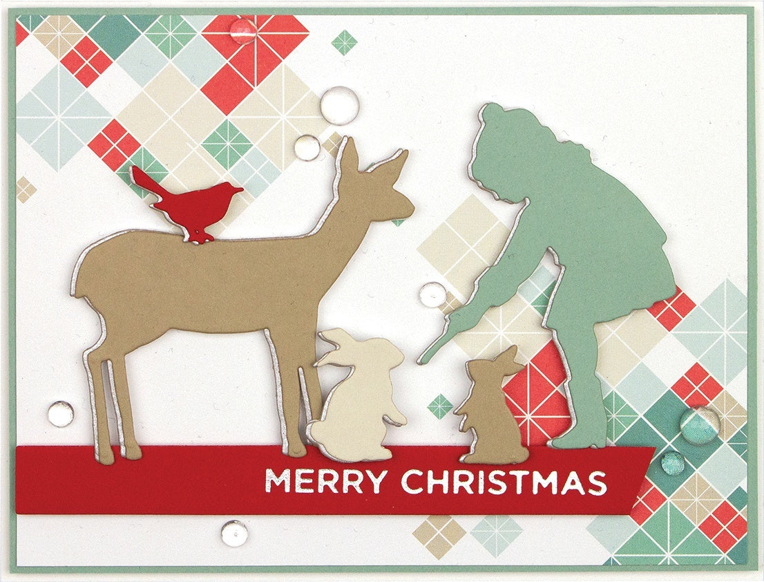 Spellbinders Shapeabilities Dies By Sharyn Sowell - Winter Friends