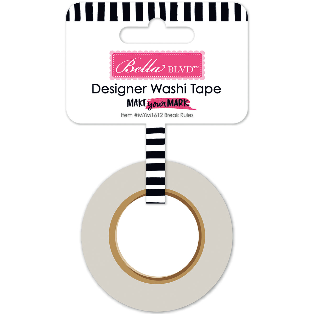Doodlebug Make Your Mark Washi Tape .3125" - Break Rules