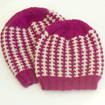 Easy Mosaic Knit Hat Pattern