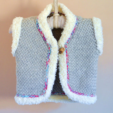 Wicker Stitch Baby Vest