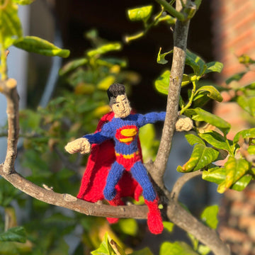 Superman Knit Action Figure