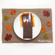 Turkey Belly Flatware Holder