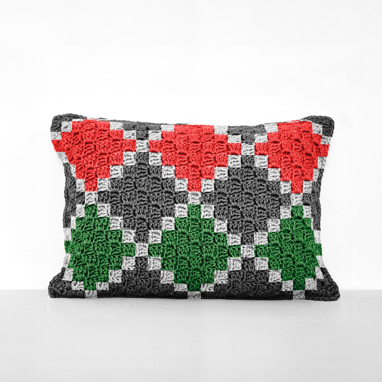 Christmas Diamond Pillow Crochet Pattern PDF