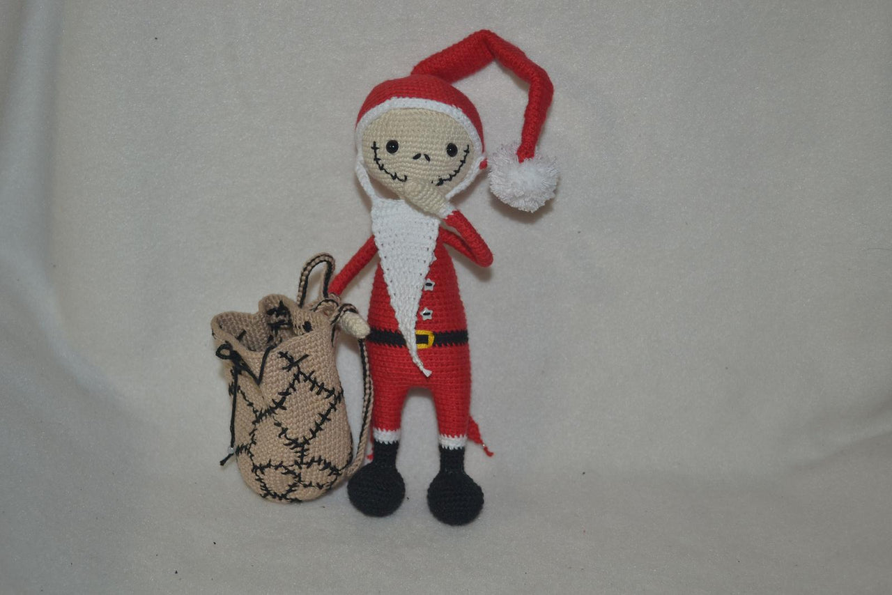 Jack Skellington Santa doll