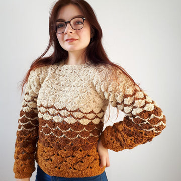 Two toned sweater