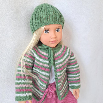 Doll Cardigan Set