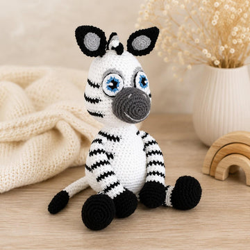 Zebra Stuffed Toy Crochet Pattern