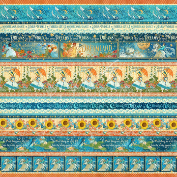 Graphic 45 Dreamland Double-Sided Cardstock 12"X12" 25/Pkg - Magical Moments