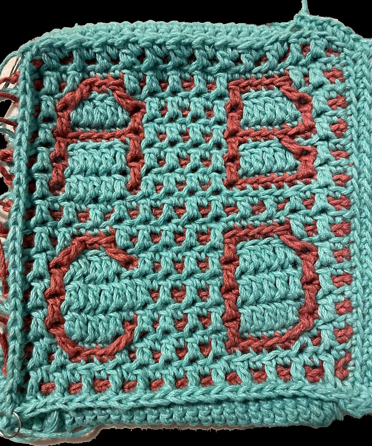 Overlay Mosaic Crochet Alphabet Schematic