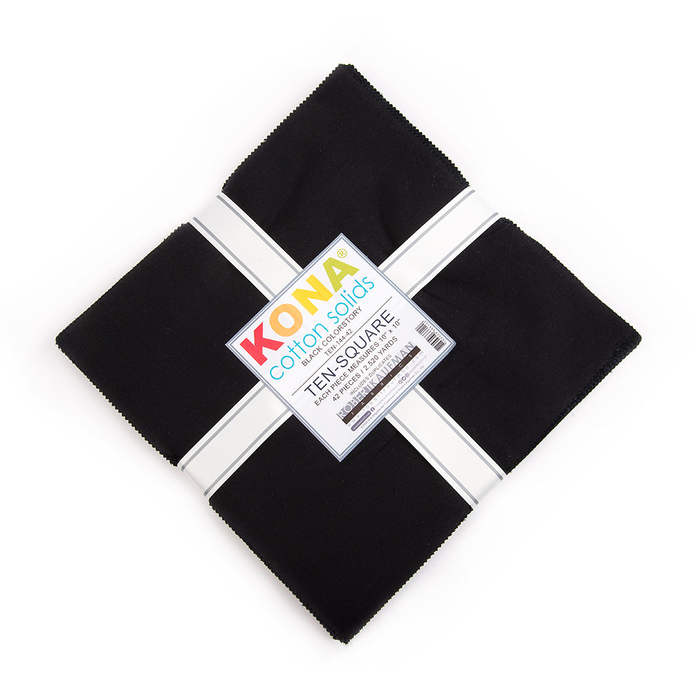Robert Kaufman Kona Cotton Solids 10in Squares - TEN-144-42