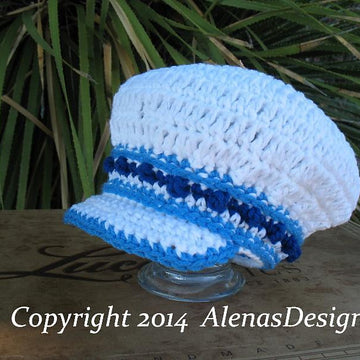 Banded Newsboy Baby Hat