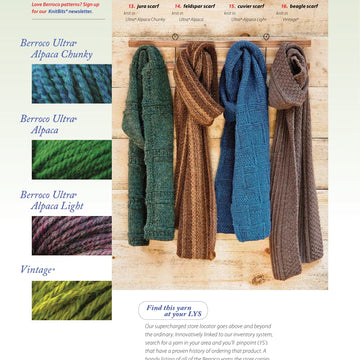 Berroco Mens Scarf Collection PDF - Norah Gaughan Men