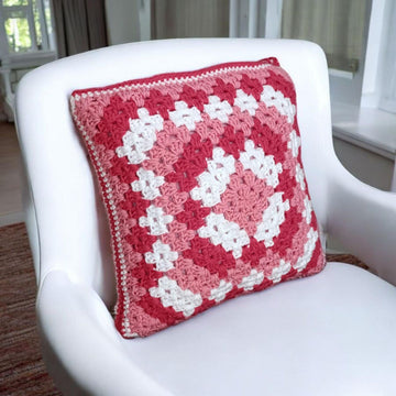Granny Square Pillow