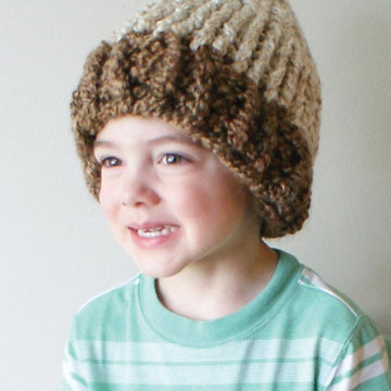 Chunky Acorn Hat in Toddler, Child and Adult Sizes (hat014)