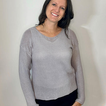 Machine Knit Simple Stitch Sweater