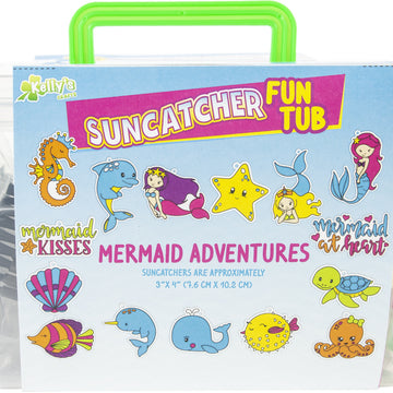 New Image Group Kelly's Crafts Suncatcher Fun Tub - Mermaid Adventures