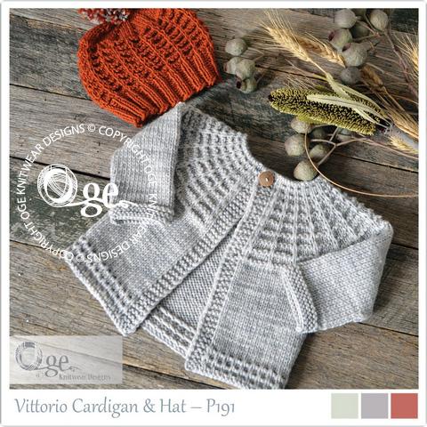 Vittorio Cardigan & Hat – P191