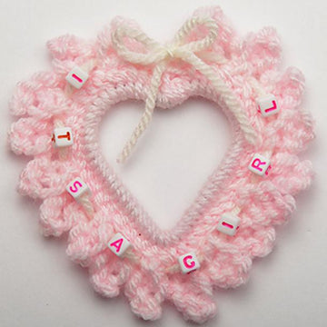 Gender Reveal Heart: It's A Boy! It's A Girl!