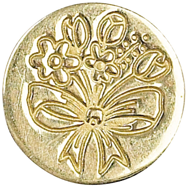 Manuscript Pen Manuscript Decorative Sealing Coin .75" - Spring Flowers