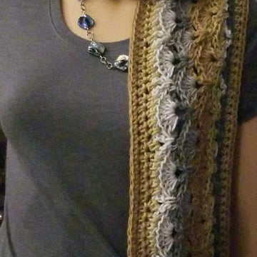 Falling Fans scarf