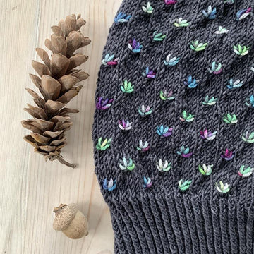 Snow Flowers Hat