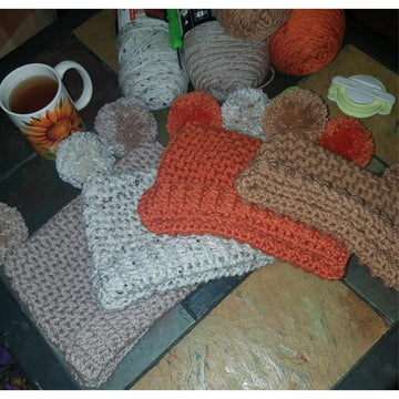 Double Pom Hat