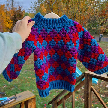 Granny Diamond Kids Sweater