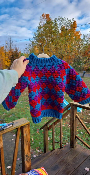 Granny Diamond Kids Sweater