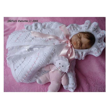 Knitting Pattern baby jacket & hat UK & USA Terms #88