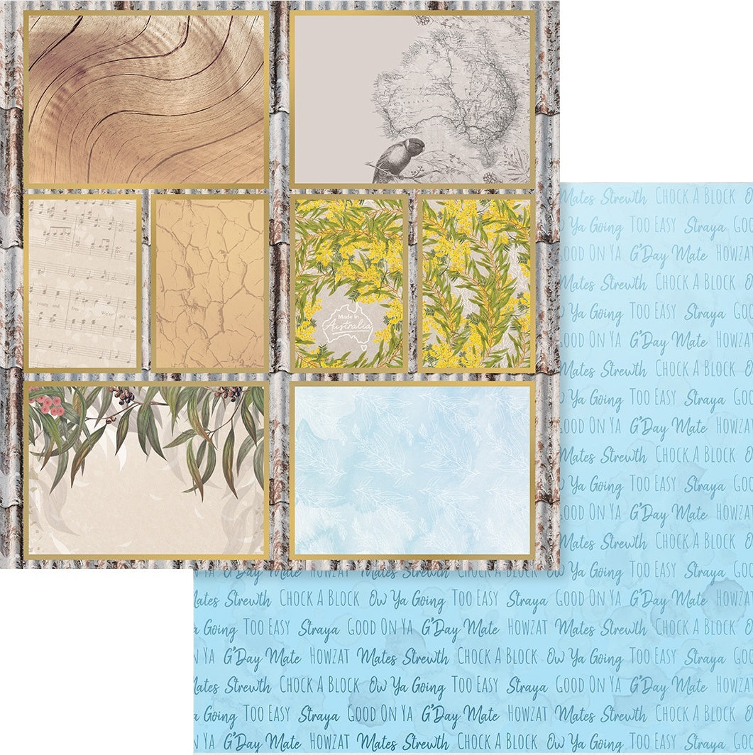 Artdeco Creations Sunburnt Country Double-Sided Paper 12"X12" 5/Pkg - #11