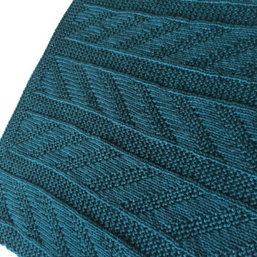 Zig Zag Split Blanket, Knitting Pattern