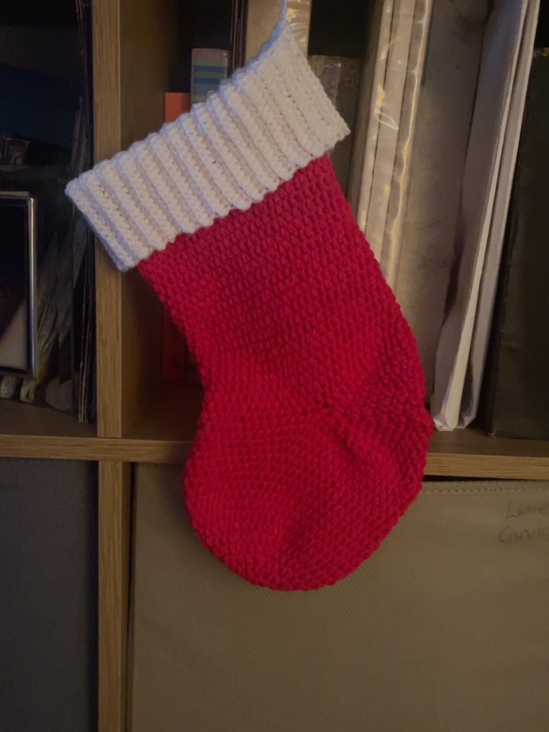 Crochet Christmas stocking