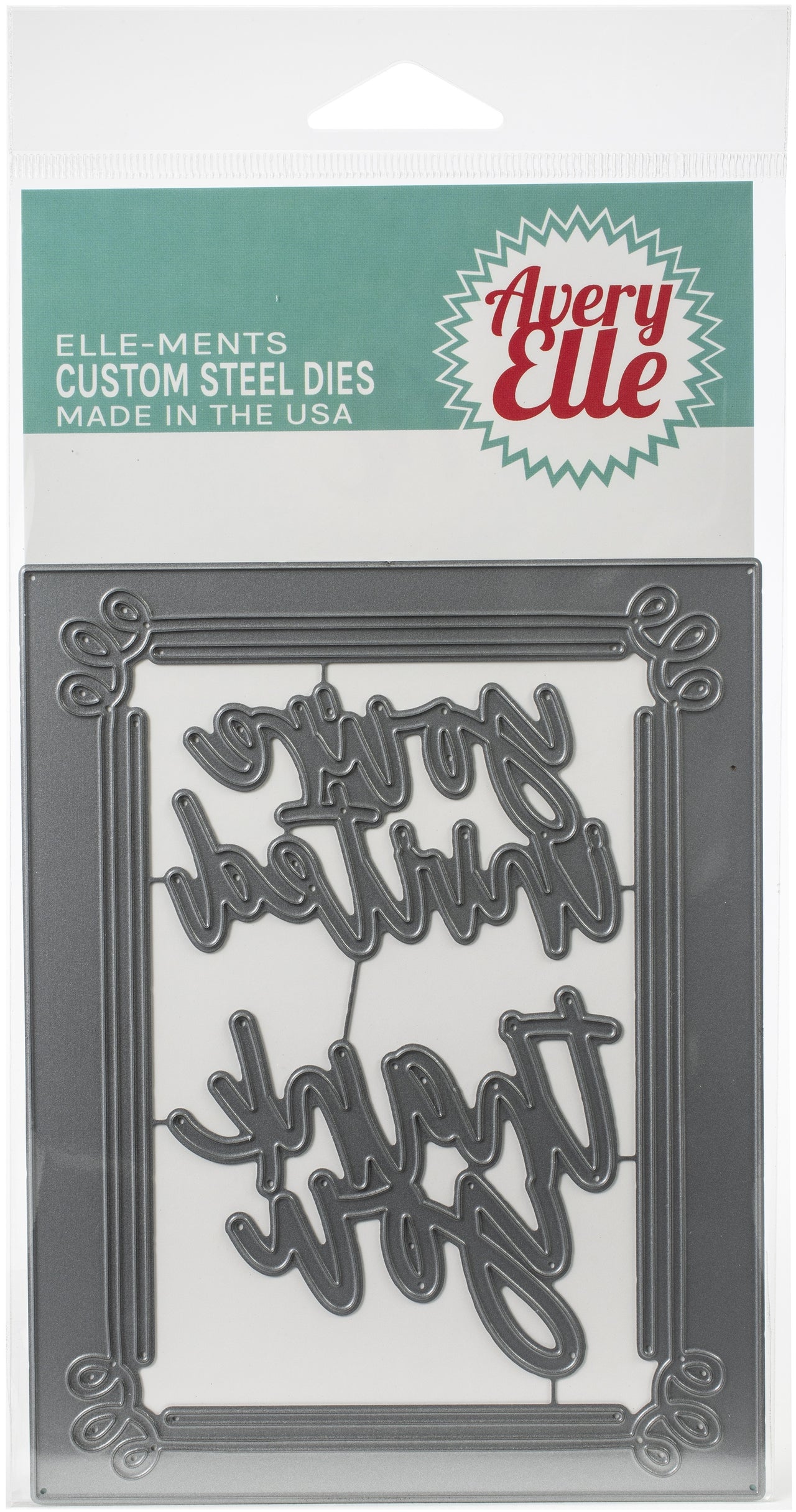 Avery Elle Elle-Ments Dies - Invitation Frame