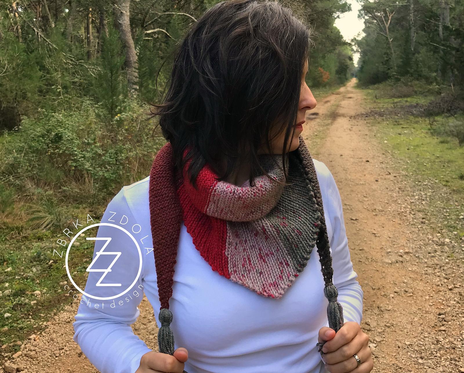 Ruth triangle scarf