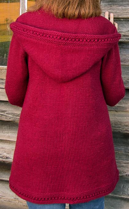 Boston Top-Down Hooded Coat #B106