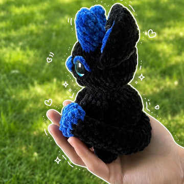 Bloo the Devil Cat Amigurumi, Crochet Pattern
