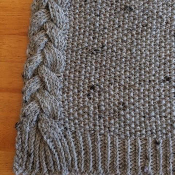 Cabled Seed Placemat