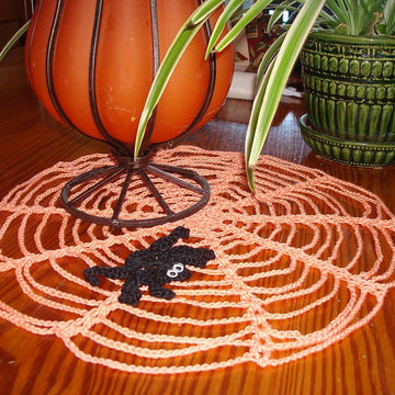 Halloween Spider Doily