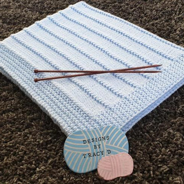 Baby blanket knitting pattern Iris - Rohan