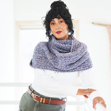 Irasburg Cowl in Berroco Stratto