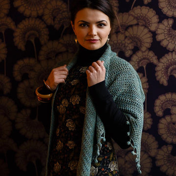 Pom-Pom Shawl