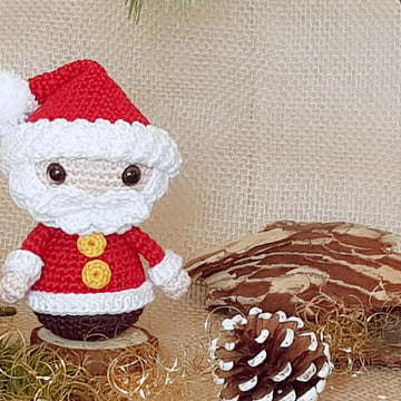 Santa, Christmas Tree & Angel