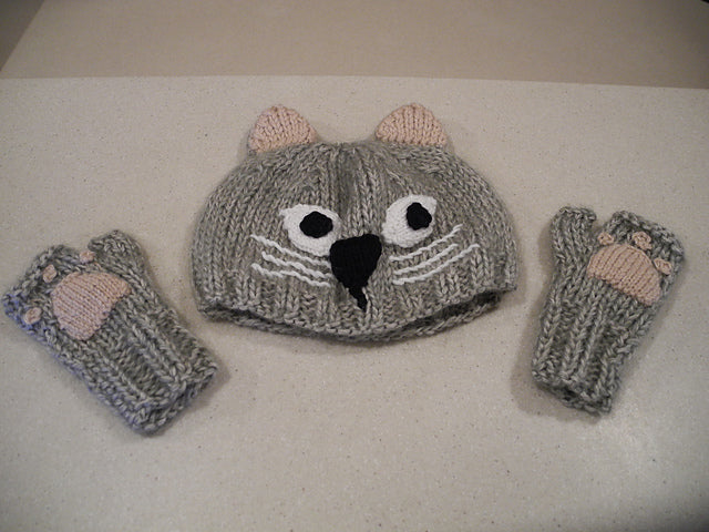 Knitted Animal Hats by Fiona Goble