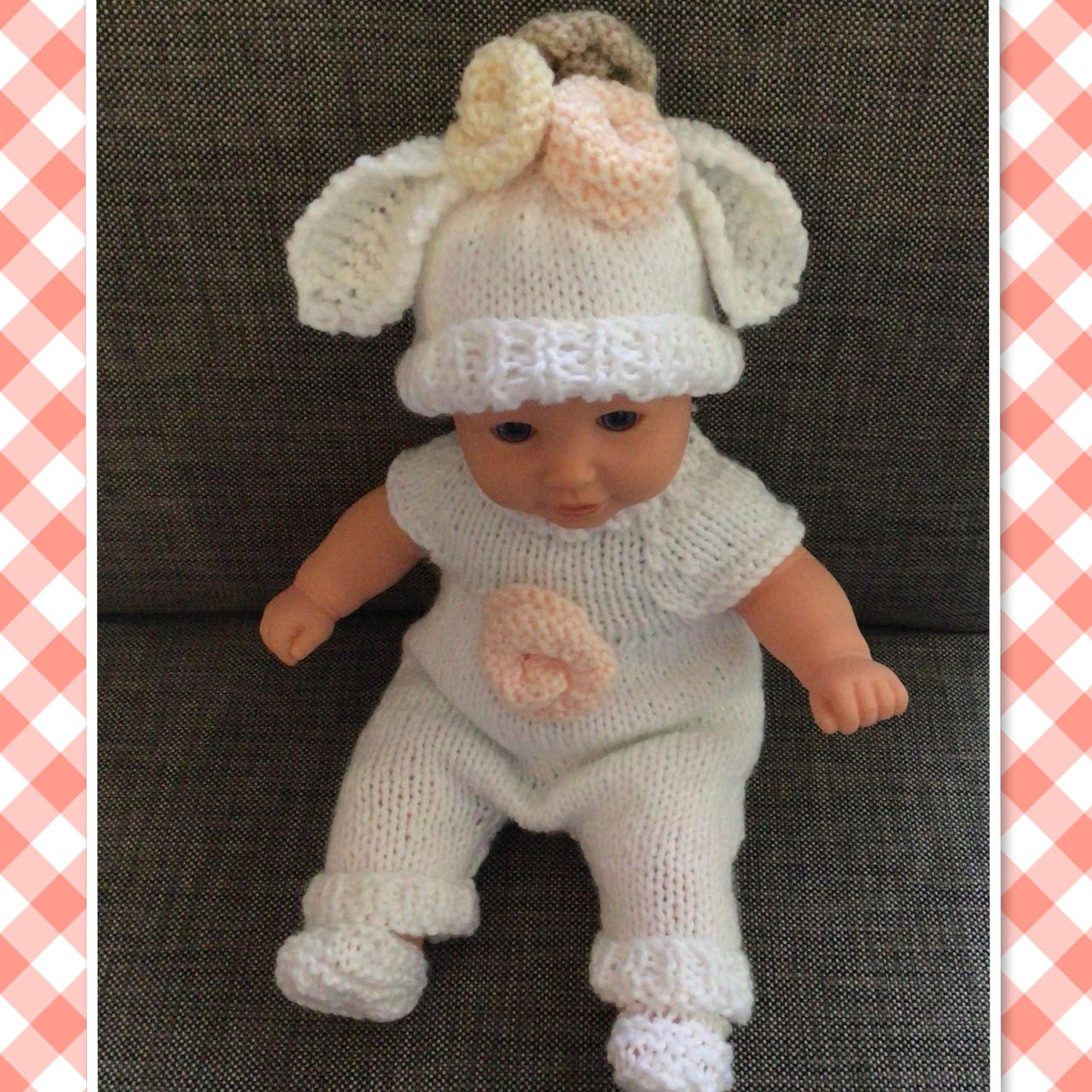 Dolls Clothes cute Rose Rabbit outfit