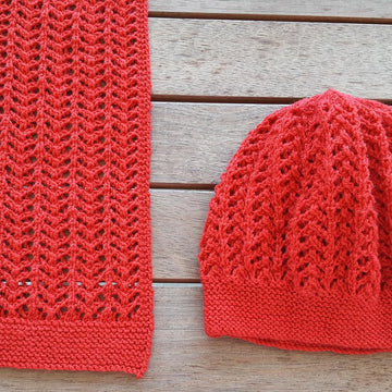 Suzanne - 4ply scarf and beanie